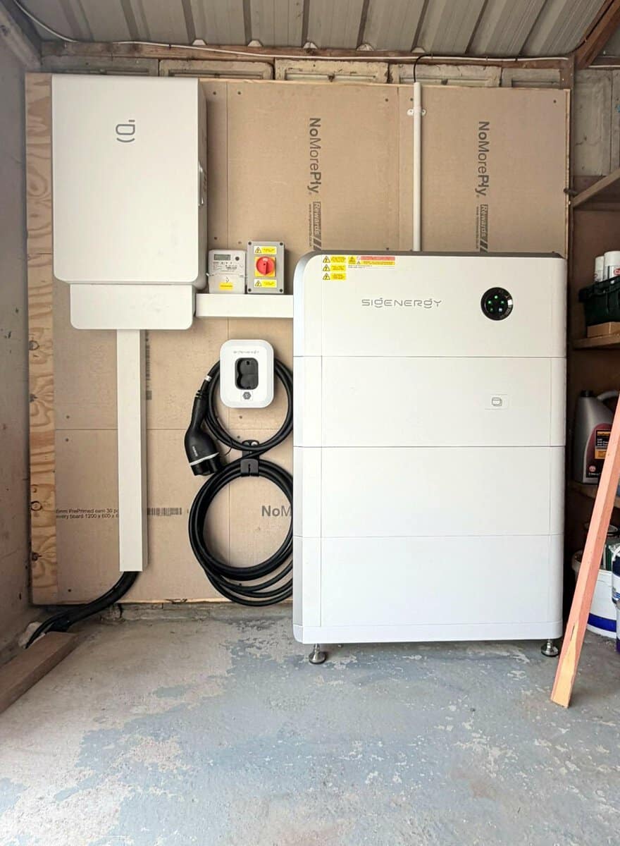 SigEnergy battery, gateway and EV charger install